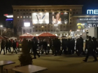 Массовую драку украинских радикалов с итальянскими фанатами, прилетевшими на матч с "Шахтером", сняли на видео