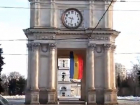 Сожженный флаг Молдовы заменили на Арке победы в Кишиневе