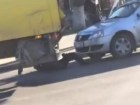 Весеннее обострение началось: драка водителей в Кишиневе попала на камеры