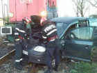 При столкновении с поездом в Чимишлии пострадал водитель автомобиля 