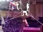 Трагичное падение российской гимнастки на манеж сняли на видео
