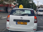 "Унионистское" такси с цитатой об оккупанте на стекле обнаружили в Кишиневе