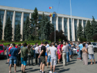 Акцию протеста в центре Кишинева устроили водители, недовольные ценами на топливо