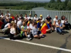 Агрессивные юнионисты устроили акцию протеста на границе Молдовы с Румынией