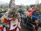 Деды Морозы на мотоциклах удивили детей столичной гимназии-интерната