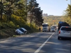 Цепное ДТП спровоцировало пробку на Балканском шоссе и попало на видео 