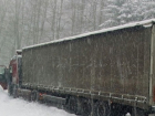 Сильные снегопады "взяли в плен" фуры на трассе Кишинев - Хынчешты 