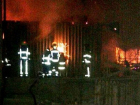 Впечатляющий пожар на дровяном складе испугал жителей поселка Кодру