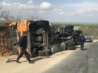 Водитель получил травмы в перевернувшемся грузовике на юге Молдовы