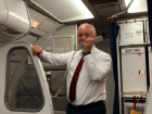 «Доброго пути» - Игорь Додон обратился к пассажирам на борту самолета 