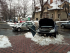 Легковые автомобили разбились в столкновении на перекрестке в центре Кишинева