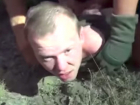 Задержание украинского диверсанта, пытавшегося «взорвать Крым», сняли на видео