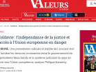 Французское издание Valeurs Actuelles выпустило статью в поддержку бастующих адвокатов Молдовы