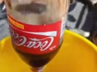 Отвратительное дохлое животное в бутылке Coca-Cola сняли на видео