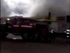 Пожар в бельцком магазине мобильных телефонов сняли на видео  