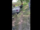 Возле Тудоры произошло серьёзное ДТП, одна из машин перевернулась на крышу