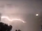Удар молнии в НЛО снял на видео потрясенный очевидец