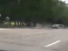 Падение мотоциклиста в Единцах во время погони за ним полицейскими попало на видео 