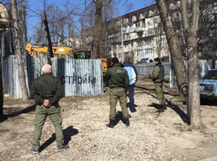 Очередная стройка в Кишиневе осуществляется под охраной спецназа