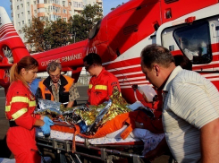 Женщину, пострадавшую от взрыва на севере Молдовы, доставили в Кишинев на вертолете