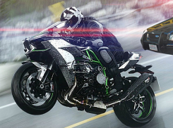 Зрелищную гонку с патрульными устроил безрассудный байкер в Хынчештах