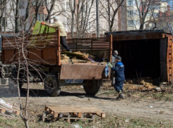 В столичном секторе Чеканы сносят незаконно построенные гаражи