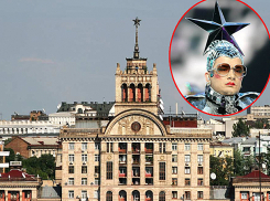 Оторвите и мне голову: Сердючка восстала против инициативы властей спилить звезду с высотки на Крещатике 