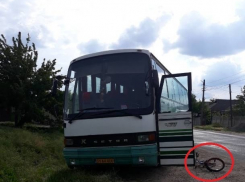 Внезапное появление на дороге юного велосипедиста привело к столкновению его с автобусом в Каушанах 