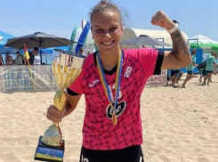 Ирина Топал - первая гражданка Молдовы, которая забила гол в женской Лиге чемпионов по пляжному футболу!