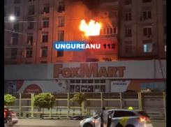 Ночной пожар на Рышкановке: сгорела квартира в жилой многоэтажке 