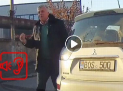 В Кишиневе водитель с номерами BOS угрожал смертью другому участнику трафика