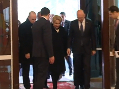 С риском для жизни: Филип и Дэнчилэ поскользнулись при входе в госрезиденцию