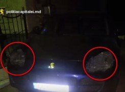 В Кишиневе подростков поймали в момент кражи фар с Porsche