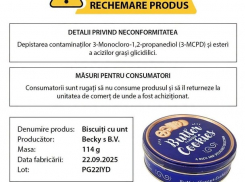 В Молдове изымают из продажи печенье Becky's: в составе обнаружили опасные вещества