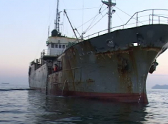 Шхуну браконьеров под флагом Молдовы задержали российские пограничники в Охотском море