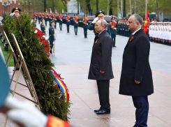 Додон: Горжусь тем, что у Кремлевской стены прозвучал гимн Молдовы 