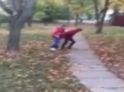 Задержание грабителя женщин на Рышкановке сняли на видео