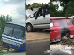 Серия необычных автомобильных аварий на трассе Кишинев - Бендеры попала на видео