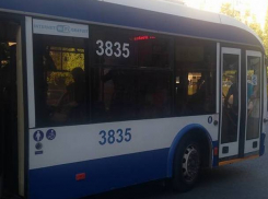 Оплатившие проезд в столичном троллейбусе пассажиры поневоле стали «зайцами»  