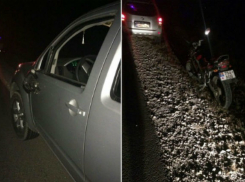 Начальник управления южной пограничной полиции за рулем служебного авто сбил мотоциклиста