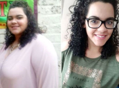 Унижение в самолете вынудило молодую брюнетку похудеть на 40 кг