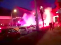 Зрелищная драка фанатов соперников «Шерифа» попала на видео