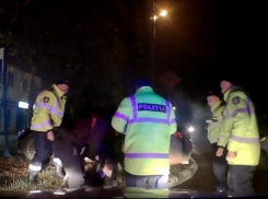 Погоню и задержание пьяного водителя в Единцах сняли на видео