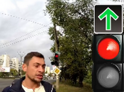 Новую зеленую стрелку на столичных светофорах пояснили на видео активисты