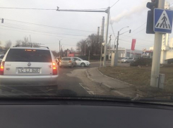 В Кишиневе незначительная авария спровоцировала пробку