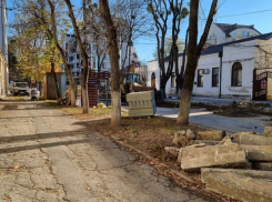 В столице ремонтируют улицу Бернардацци