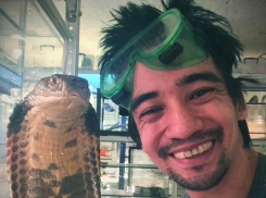 Жуткая смерть блогера от укуса черной мамбы попала на видео 