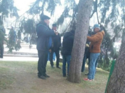 Протестующим «ветеранам» активно наливают выпить