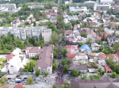 Рекордный Марш Победы в Кишиневе сняли с высоты птичьего полета 