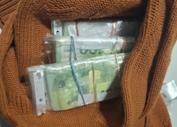 24-летняя девушка пыталась вывезти 30 тысяч евро, спрятав их в пальто